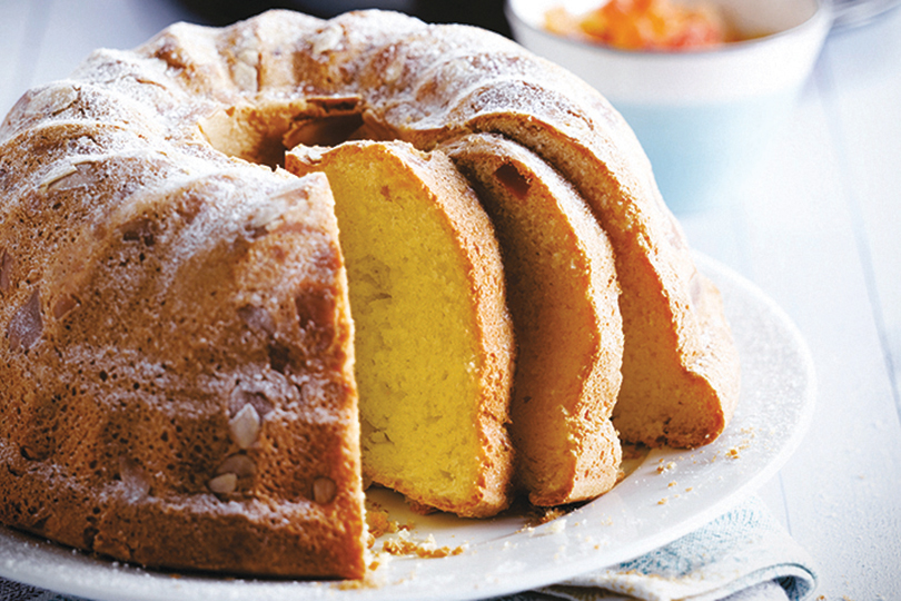 Raspberry Orange Bundt Cake
